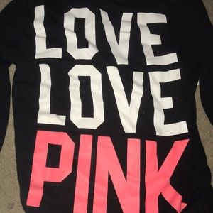 VS PINK ZIP UP HOODIE